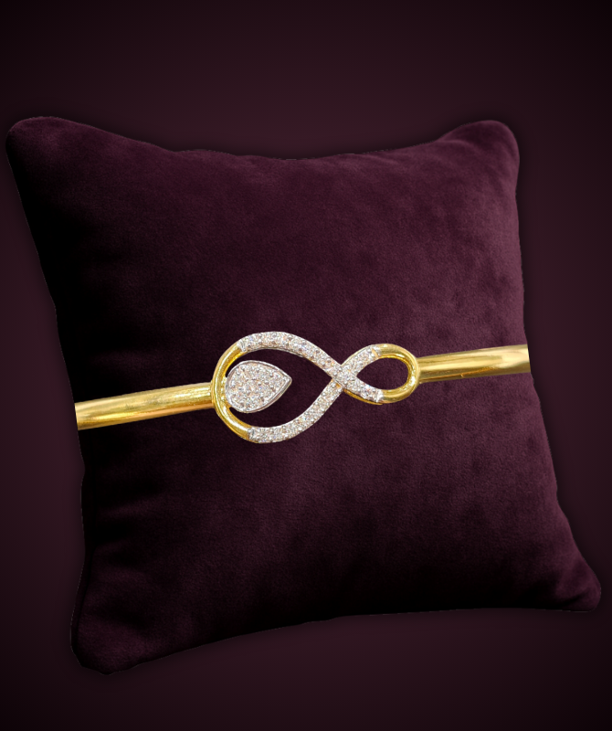 Infinity Teardrop Diamond Bracelet