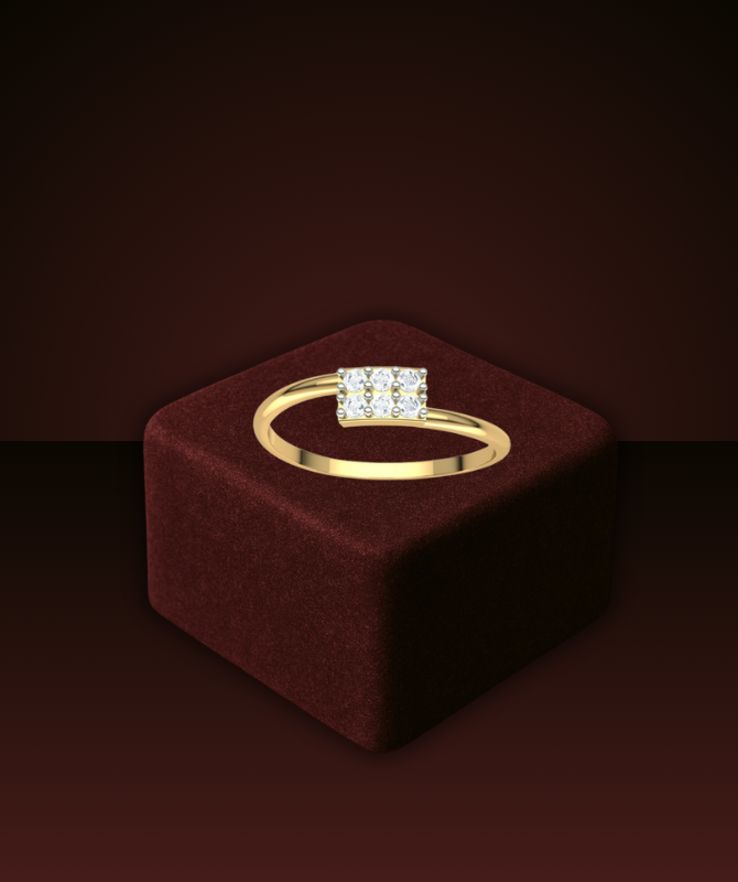 Gold Ring with Diamonds
